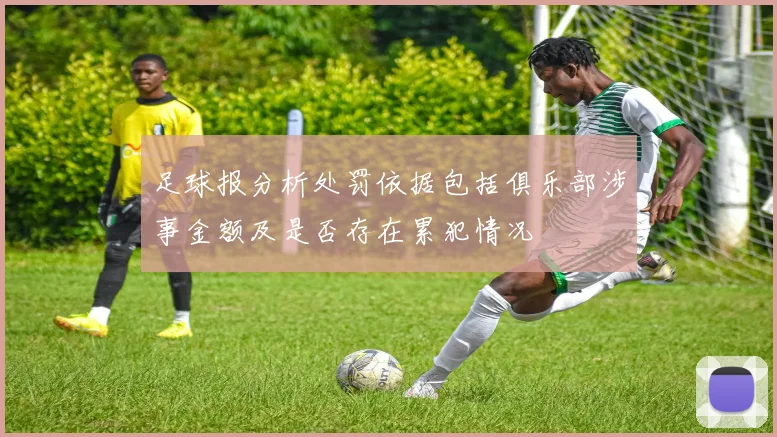 足球报分析处罚依据包括俱乐部涉事金额及是否存在累犯情况